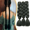 Silk-co. braid extensions, 61 cm