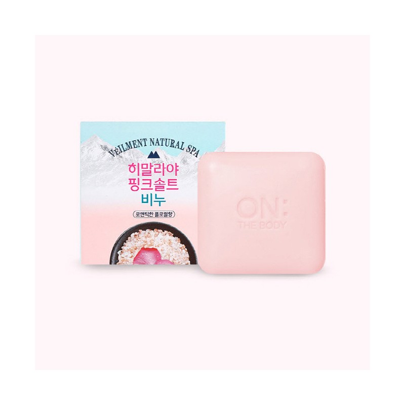 히말라야핑크솔트 비누 로맨틱한 플로럴향, 90g, 8개입 Himalayan Pink Salt Soap