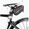 WILD MAN 1.2L Cycling Waterproof Hard Shell Bike Saddle Bag
