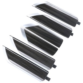 Door Trim Molding Kit Black Wood Grain 6pcs for Interior Door Panel & Center Console 84458971 Compatible with Chevy Silverado GMC Sierra Truck Door Accessories Parts