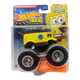 Hot Wheels Monster Trucks SpongeBob SquarePants, Die-Cast Vehicle, Yellow