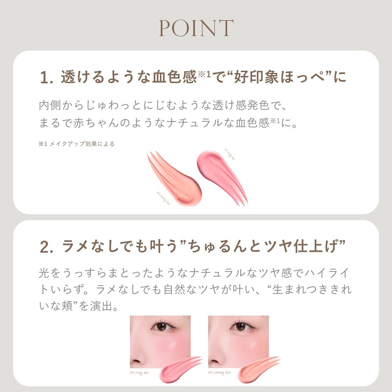 GENTY Melt Har Liquid Cheek Highlighter 102 Sunny Her, 0.1