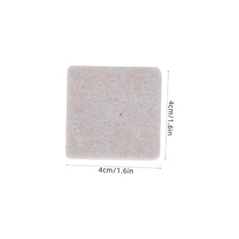 Operitacx 70pcs Furniture Mute Mats Felt Pads for Furniture Corners Protective Mats Caps