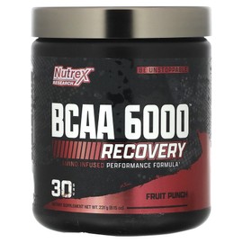 Nutrex Research BCAA 6000 Fruit Punch 231g, 5 pcs / 뉴트렉스리서치 BCAA 6000 과일 펀치 231g, 5개