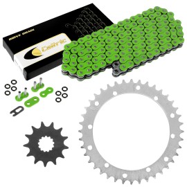 Caltric Green O-Ring Drive Chain & Sprockets Kit for Yamaha Raptor 660 YFM660R 2001-05
