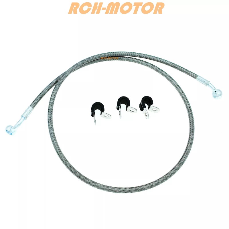 R&C New Rear Braided Brake Hose Line For Can-Am Outlander