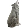 Ebros Gift Tribal Pack Alpha Leader Large Howling Gray Wolf