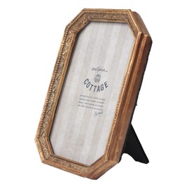 Tokyo Kankan Antique Style Picture Frame, Photo Stand, Wall Hanging, M, Gold