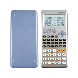 FX 991ES PLUS MAX Scientific Calculators with 417 Functions, Calculator Scientific with 2-Line 10+2 Digits Untra-Large Display for Office Business Home Daily,Silver Blue