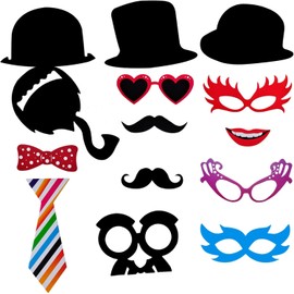 58PCS New Party Photo Booth Props, Funny Photographic Props, Birthday Party Supplies, Decorative Supplies for Wedding Engagement BachelorPparty Photography Birthday