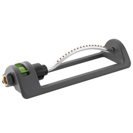 Lawn Sprinkler, HH Together Oscillating Sprinkler with 18 Hole Brass Nozzles, Watering for Lawn & Garden Covers up to 3,600 sq.ft, Easy Adjust Range Control