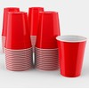 YARIX Plastic Cups- Red Drinking Cups 30 Pcs (12 Oz)