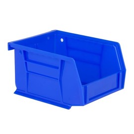 Hudson Exchange 5-1/2" x 4" x 3" Plastic Stackable Storage Bin and Hanging Container (New Blue)