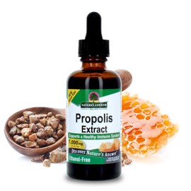 Nature's Answer Alcohol‑Free Propolis Resin Extract 2 oz – 2000 mg Per Serving – Gluten‑Free, Vegan, Halal, Non‑GMO Immune Support Liquid Herbal Extract