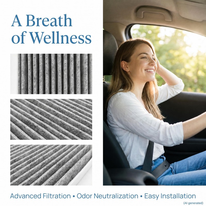 HMENG Engine & Cabin Air Filter Kit for Volkswagen Routan