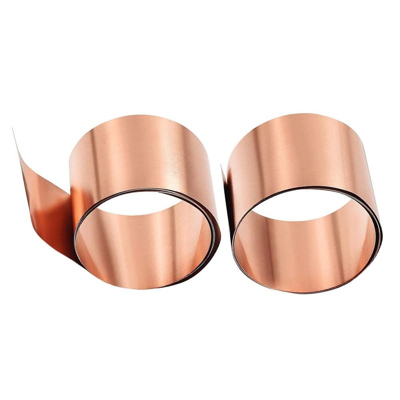 Mifrsnu Copper Sheet Roll, Metal Foil Plate 1000mm x 50mm