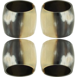 Horn Napkin Rings (Set of 4)