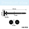 100pcs Universal Nylon Cable Buckles, Cable Buckle, Self-Locking Car Ties,