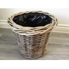 Round Tapered Basket/Planter, Plastic Lined, Excellent Quality, Very Strong Kuba
