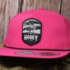 HOOEY Men's Cheyenne Adjustable Snapback Hat Pink, Pink, One Size