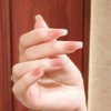 FINGOOO Nail Tips, Magnetic Type, 24 Pieces Included, Double Sided