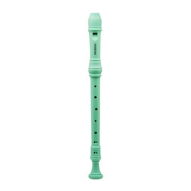HOSEYIN Alto Recorder Baroque style German style F Key 8 Holes Soprano Recorder for Beginners Kids students (Light green)