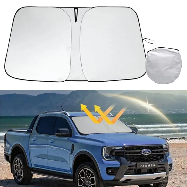 Unbranded For 2019-2025 Ford Ranger Front Windshield Sun Shade UV