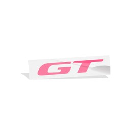 Reflective Concepts GT Emblem Overlay Decal Sticker - 2017-2024 Durango GT - (Color: Hot Pink)
