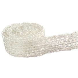 duoyif Meat Net for Rolled Roast Net, Roasting Net, Rolled Roast Net, Smoking Net, Ham Net, Cotton Net for Storing, Roasting, Cooking Meat, Roasting Net, Calibre 16, Elastic, 350 cm (3.5 m)