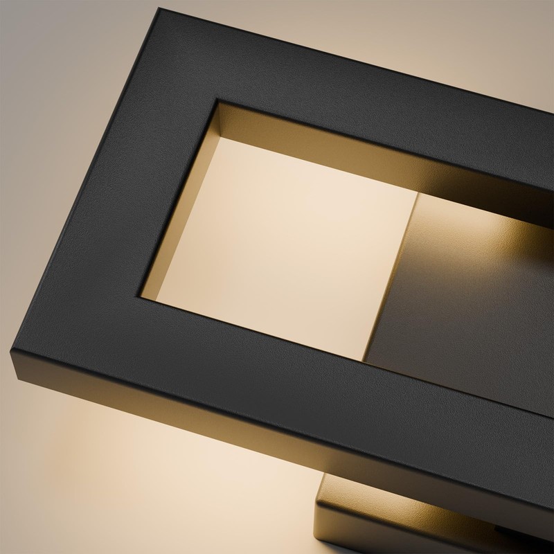 LamQee 14" Modern Outdoor Wall Lights, 3000K 1000LM Integrated LED