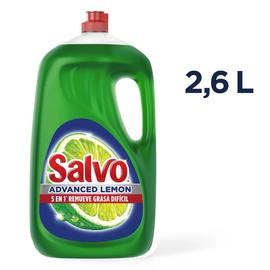 Salvo Advanced Lemon Liquid Dish Soap – 2.6 L (88 fl oz)