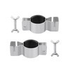 2 Pcs Adjustable Upright Clamp,Pipe and Drape Clamps,Works With 1.5"