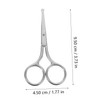 Baluue Comprehensive Eyebrow Nose Hair Scissors 2 Piece Set Precision
