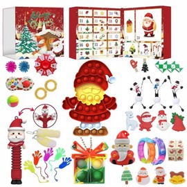 Christmas 24 Days Countdown Gift Box Christmas Calendar Decompression Toy Set Christmas Gifts for Kids