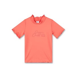Sanetta Girls Rash Guard Shirt, Cayenne
