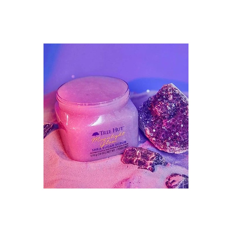 TREE HUT, Moonlight Glow Shea Sugar Scrub, Exfoliante Corporal de