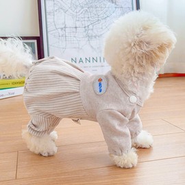 KUVEELA Pet Post-Surgery Outfit, For Cats and Small Dogs, Unisex, Post-Surgery Clothes For Dogs, Dog Garment, Wound Protection, Nursing Clothes, Color: Grayish Purple, Size: XS