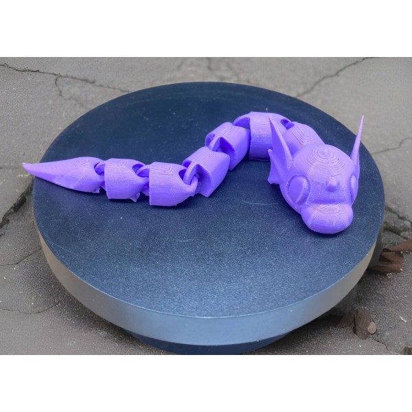 Clever Contraptions Articulated Fidget 5” Dratini - Pokémon Sensory Fidget