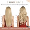 TESSHAIR Micro Loop Hair Extensions, 100% Remy Human Hair, Microlink