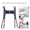Fyearfly Patient Lift Toilet Strap, Large Mesh Strap, Toilet Strap,