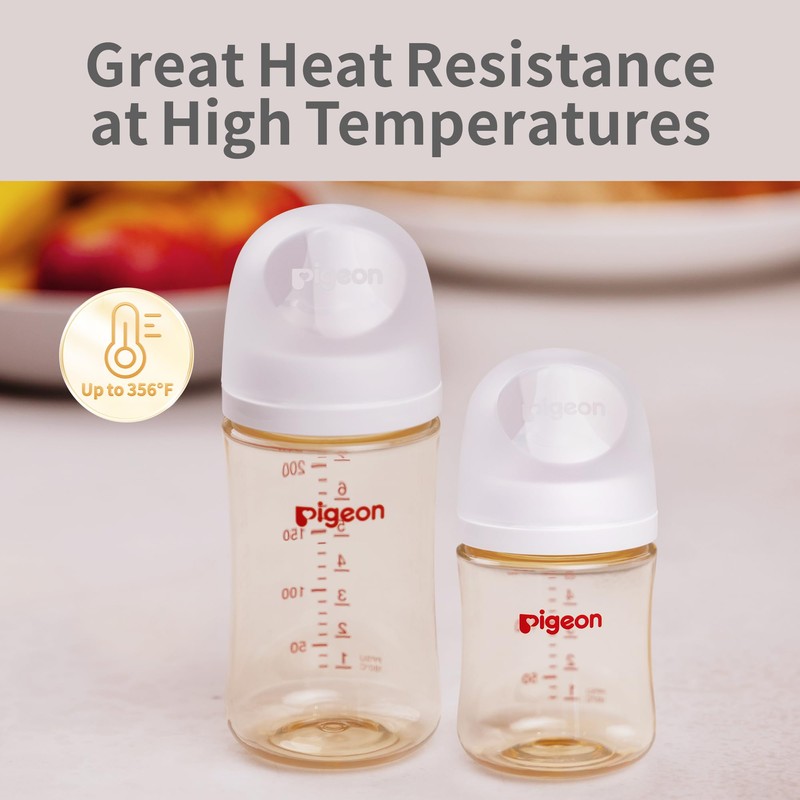 Pigeon PPSU Nursing Baby Bottle Wide Neck, Anti-Colic, Streamlined Body,