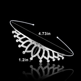 GLITZJOY Tiaras for Women Girls 16PCS Sparkly Rhinestone Princess Crown Headband Cute Small Tiara Crown Headbands Set for Birthday Party Costume Wedding Halloween