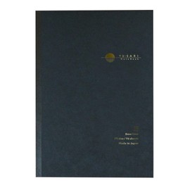 Nakabayashi YU-SARI B5 8mm line Notebook for Fountain Pen, Stationery, Navy Blue from Japan