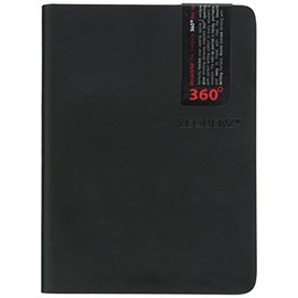 ゼニス・エンタープライズ ジークエンス360_ノート S（A6変形）横罫 ブラック