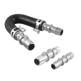 FSTURIOS Engine Heater Core Bypass Kit, 626-001 Heater Core Flush Kit with 5/8" & 3/4" End Hose, Automotive Engine Aluminum Fittings Compatible with Most Common Heaters Hoses