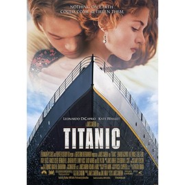 OMG Printing Titanic Poster Leonardo Dicaprio Kate Winslet Poster/Print/Picture Satin Photo Paper - A4-210mm x 297mm
