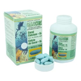 Calcio Coral Okinawa Vitamina D3 Calcicure 100 Capsulas