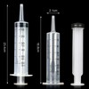 HAKACC 60 ml Disposable Syringe,Feeding Syringe Sterile Package,50 ml to