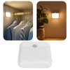 Motion Sensor Dimmable Night Light Two Colors Bedside Induction Lamp
