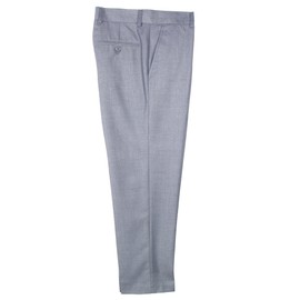 Spring Notion Boys' Flat Front Dress Pants 4T Light Grey